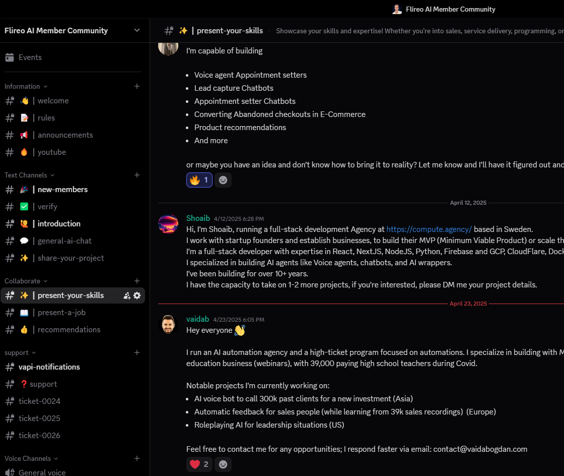 Flireo AI Member Community Discord